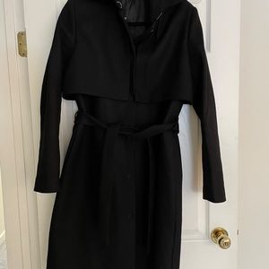 AND OTHER STORIES wool coat, black